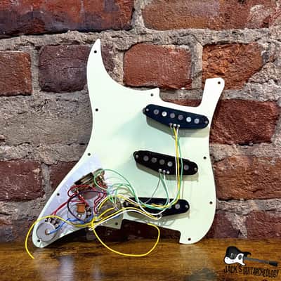 Fernandes "Dream Machine" *Lawsuit Era* Loaded Pickguard (1980s - Green) image 2