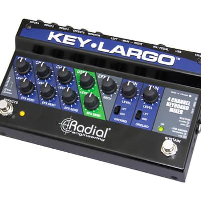 Radial Key-Largo Keyboard Mixer w/FX +Balanced Direct Box DI Output PROAUDIOSTAR image 2