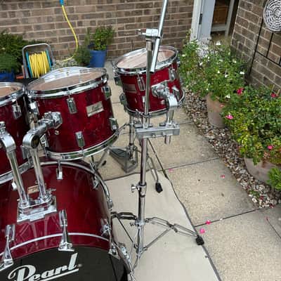 Pearl Professional DLX Series 1987 - Wine Red Lacquer image 6