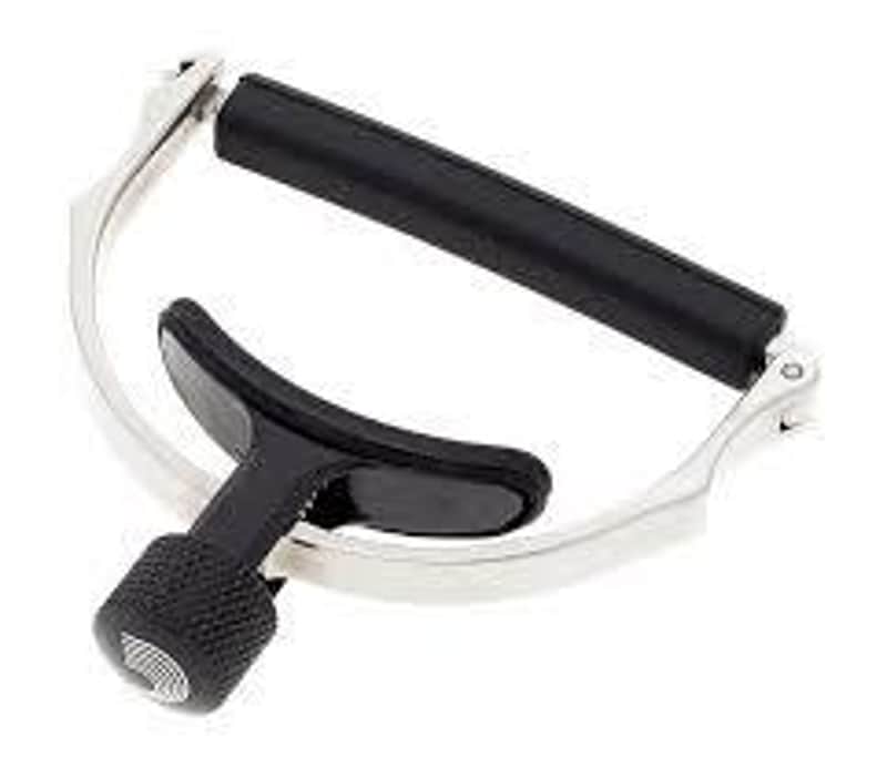 D'Addario Self-Centering Cradle Capo for Acoustic & Electric Guitar image 1