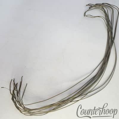 Leedy 15" 12-Strand Snare Drum Coiled Metal/Cloth 19" Wires Vintage 10s Marching image 1