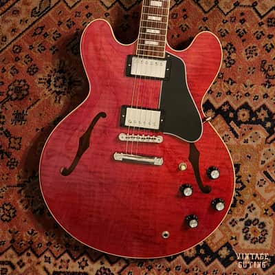 2023 Gibson ES-335 Figured Sixties Cherry w/ OHSC | Block Inlay, Figured Top image 1