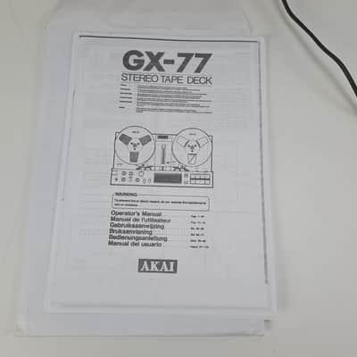Akai GX-77 reel to reel recorder image 23