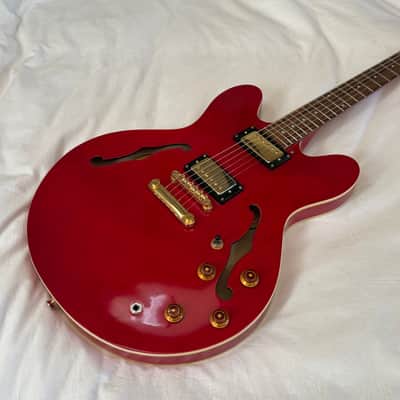 Vintage 2000 Epiphone Dot Deluxe - Made in Korea (MIK) - Cherry - Free Pro Setup