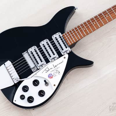 1990 Rickenbacker 325JL John Lennon Limited Edition Jetglo w/ Case & COA