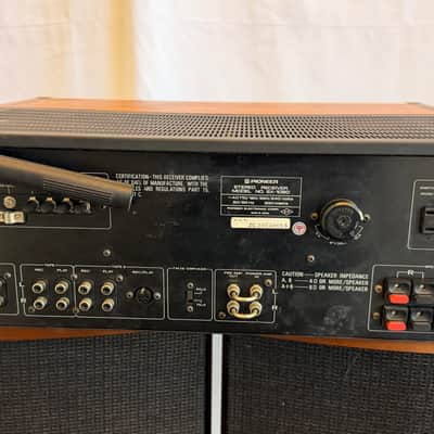 Pioneer SX-1080 120-Watt Stereo Solid-State Receiver 1978 - 1980 - Silver image 5