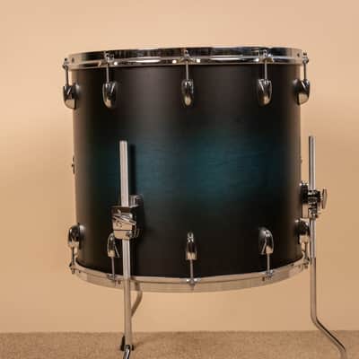 Gretsch Renown 16x18 Satin Antique Blue Burst Floor Tom image 3