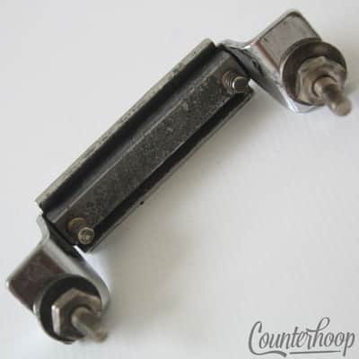 Ludwig P32 Butt Plate Script Logo Snare Drum Part Strainer Holder Vintage 60s US image 2