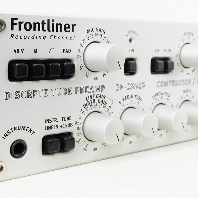 2010s SPL Frontliner Model 2800 Channel Strip Silver