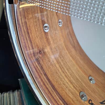 15x6.5 Canary wood Exotic steam bent semi-solid snare drum by Erie drums and shells image 5