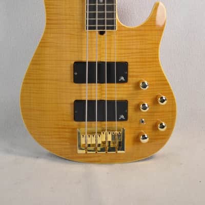 Brian Moore i4 i2000 2001 Natural 4 String Bass Neck-Thru w/OHSC image 1