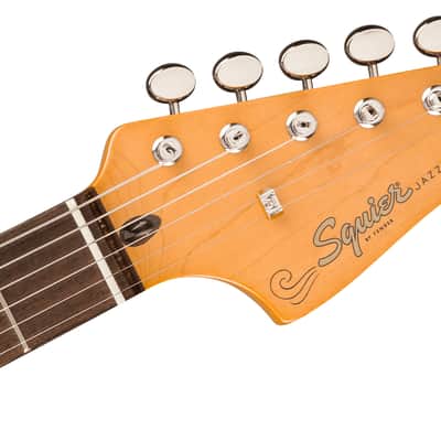 Squier Classic Vibe '60s Jazzmaster Laurel FB Tortoishell Pickguard Tahitian Coral image 4