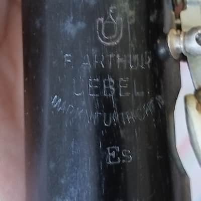 Clarinet F. A. Uebel Markneukirchen Es german sistem image 8