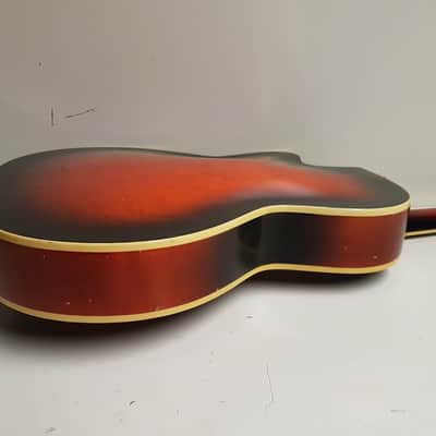 60's SUNBURST JAZZ GUITAR made in GERMANY image 9