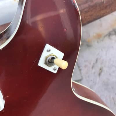 Harmony Rocket H56 Mid 1960s Red Burst image 4