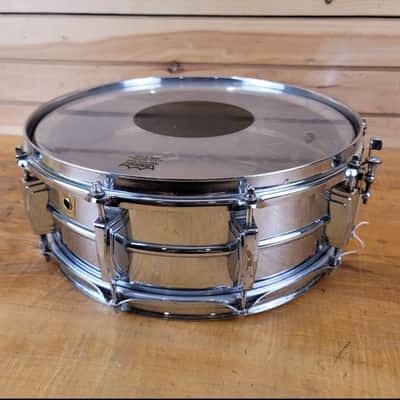 Ludwig No. 400 Supraphonic 5x14" 10-Lug Aluminum Snare Drum with Keystone Badge 1963 - 1969 - Chrome-Plated image 11