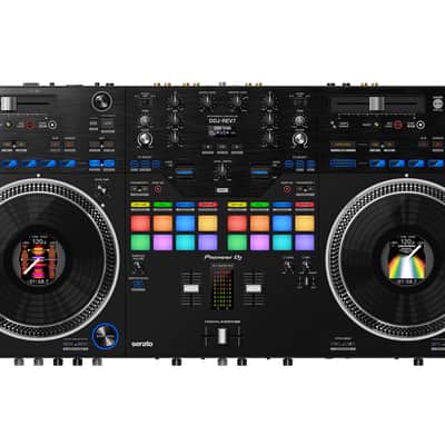 Pioneer DJ DDJ-REV7 Motorized DJ Controller for Serato Pro + 2 Gold Roland XLRs image 4