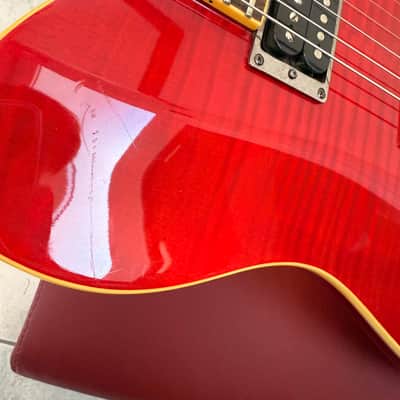 Fender Special Edition Set-Neck Custom Telecaster HH FMT 2003 - Black Cherry Burst image 4