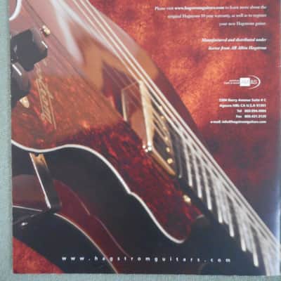 Hagstrom Guitar Catalog 2004 image 2