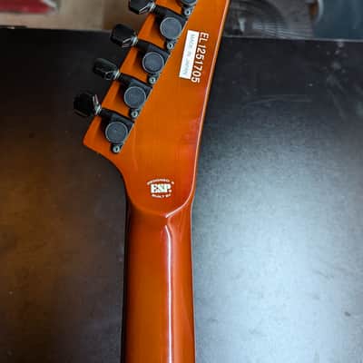 2013 ESP LTD Elite M-II - Amber Cherry Sunburst image 4