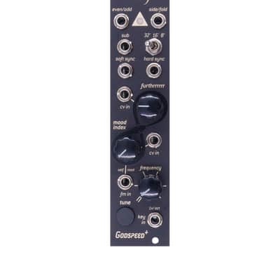 Endorphin.es Black Godspeed+ Oscillator + Autotuner for Eurorack image 1
