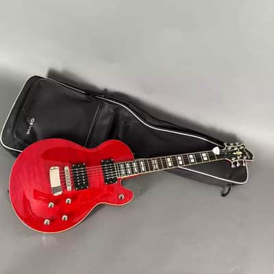 Hagstrom Select Swede Quilted Red Exotic Burl Maple Top inkl. Gigbag image 11