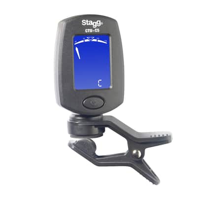 Stagg Clip Tuner Chromatic-BK 2 color backlight image 1