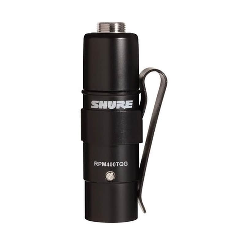 Shure RPM400TQG Wired TQG to XLR Preamplifier with Beltclip image 1