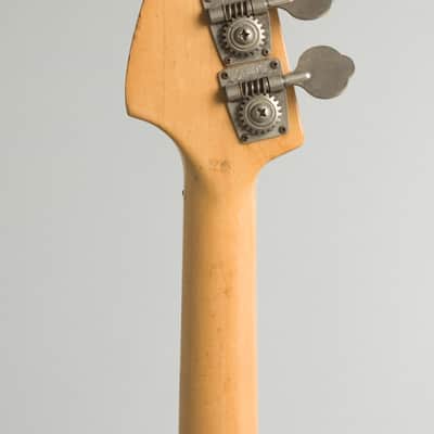 Fender  Mustang Solid Body Electric Bass Guitar (1975), ser. #551821, black tolex hard shell case. image 6