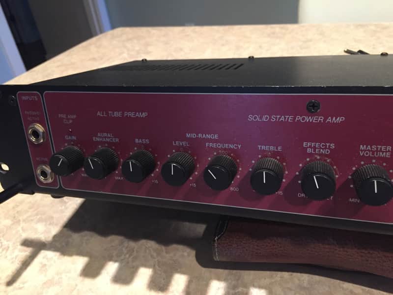 SWR Basic 350 Bass guitar head rare red face version pre-Fender