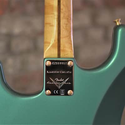 Fender Custom Shop Limited Edition '59 Stratocaster, NOS, Gold Hardware - Sherwood Green Metallic image 15