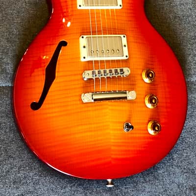 Hamer USA Artist 1997 Sunburst Semi-Hollow OHSC image 3