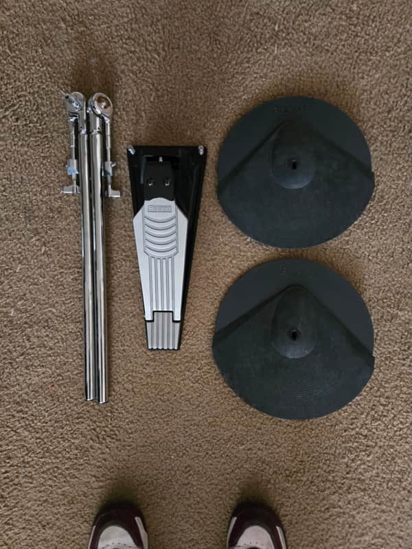 Roland V-Drums CY-6 Cymbals and FD-6 Hi-hat Controller image 1