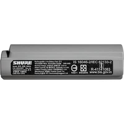 Brand New (NOT USED) Shure SB904 Lithium Ion Battery Pack 8.71Wh 3.6V 2420mAh Rechargeable Rechargable for GLX-D+ GLXD+ GLXD1+ GLXD2+ transmitter wireless systems image 5