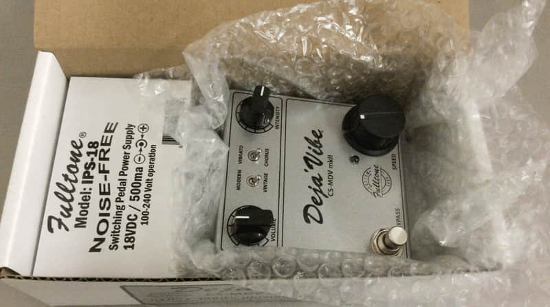 Fulltone Custom Shop Mini Deja'Vibe Mk II Rotary Speaker Pedal made in CA NOS image 1