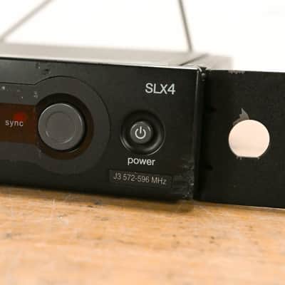 Shure SLX4 Wireless Receiver - J3 Band: 572-596 MHz (NO POWER SUPPLY) CG012C0 image 4