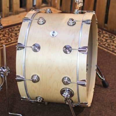 DW Collector's Standard Maple Natural Satin Oil Drum Set - 24,13,18 - SO#1444896 image 2