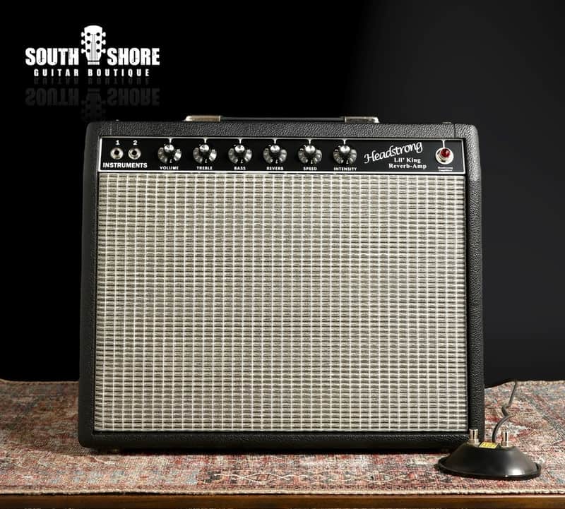 Headstrong Lil’ King Reverb - Black / Aged Silver. GA-SC64 12” image 1
