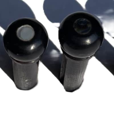 Martin Acoustic Guitars Real Black Horn 6 Bridge Pins With Abalone Eye Inlays image 2
