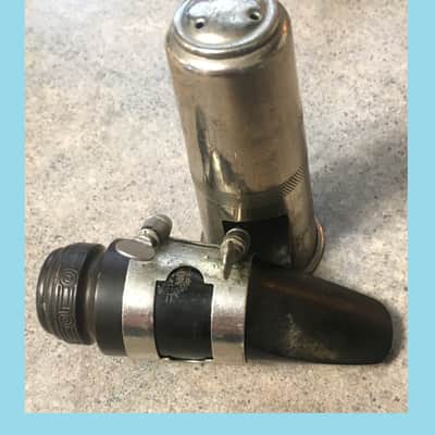 RARE SERIAL NUMBER ONLY ON 1ST YEAR SELMER AIR FLOW ( UNIQUE )SCROLL ALTO SAXOPHONE HARD RUBBER MOUTHPIECE LARGE CHAMBER B STAR FREE SHIP ORG. FACE EXCELLENT image 18