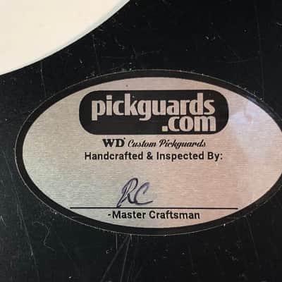 WD Music Custom Ordered Stratocaster 3-Ply Pickguard - Black image 5