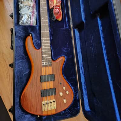Schecter Stiletto Studio-4 Bass – Honey Satin – Fishman Fluence Upgraded – Excellent Condition + Hard Case image 2