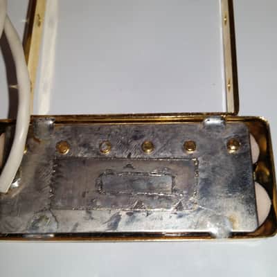 Floating Mini Humbucker pickup reads 14.44 gold color image 6