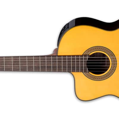Takamine GC5CELH-NAT Left Handed G-Series Acoustic Electric Classical Guitar in Natural Finish image 2