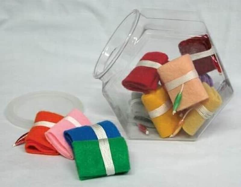 RAINBOW CLAR SWAB 12/JAR image 1