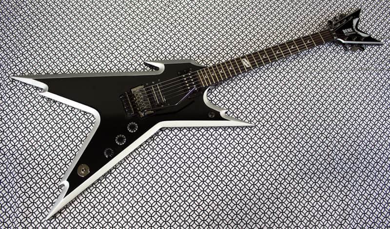 Dean Dime Razorback Silverburst Two-Tone Dimebag Darrell Signature