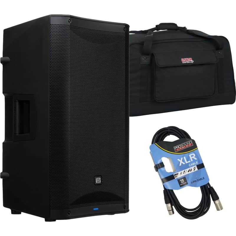PreSonus AIR XD 12 Powered Speaker - Gator Tote12 - XLR Cable Bundle image 1