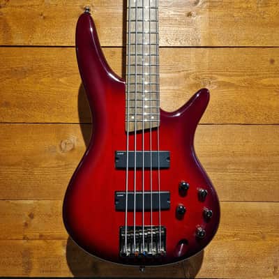 Ibanez SR375 Bass Guitar; Red Sunburst: Serial No: 1P-03 I150700428 | Second Hand image 1