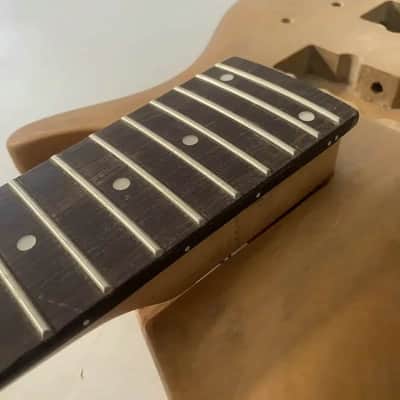 5 String Bass Mahogany Body with Maple Neck, Rosewood Fingerboard image 16