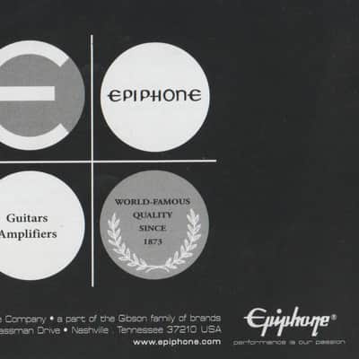 Epiphone Owners Manual image 5